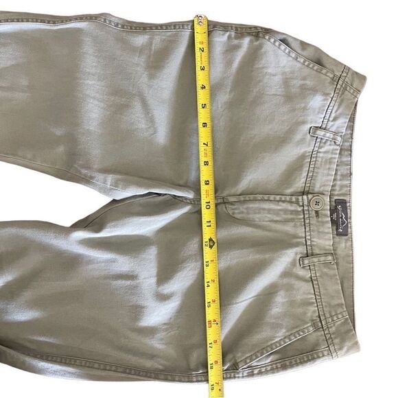 Eddie Bauer 100% cotton agave green khaki  denim style pants size S - Picture 8 of 10